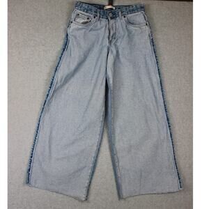 Levi's Girls 94 Baggy Wide Leg Jeans in Blue‎ Size 14 Reg Adjustable waist